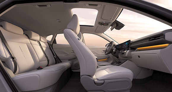 Inside view of The all-new KONA