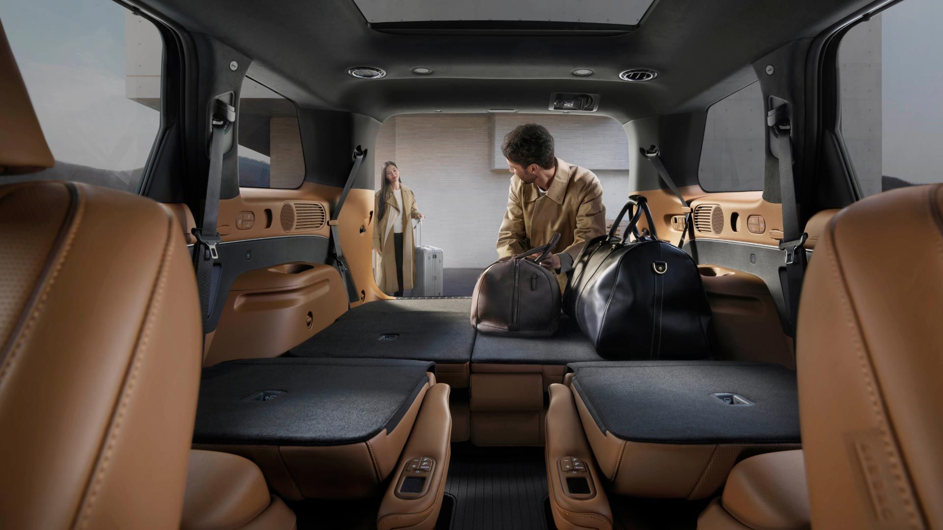 Storage and Luggage Space in Hyundai Palisade