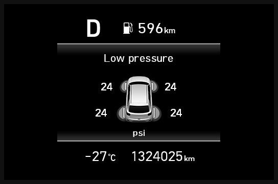 Venue Tire Pressure Monitoring System(TPMS)