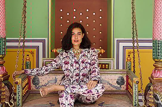 Woman stand chair