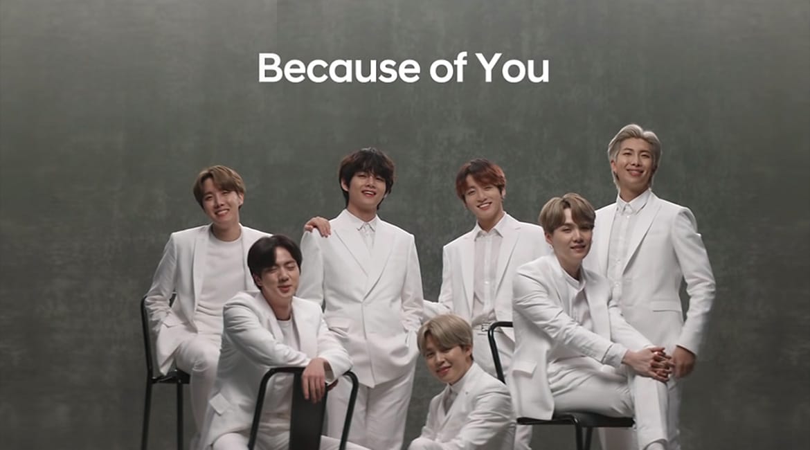 Hyundai x BTS presents for the Earth