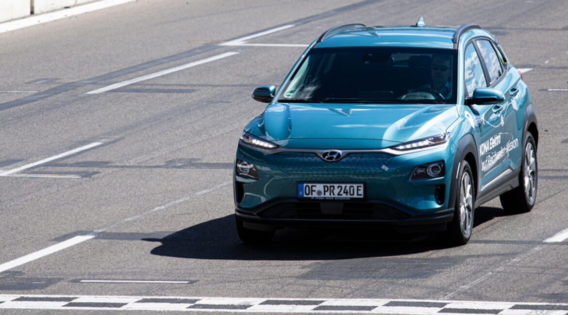 KONA Electric Sets Range Record of 1 026 Kilometers