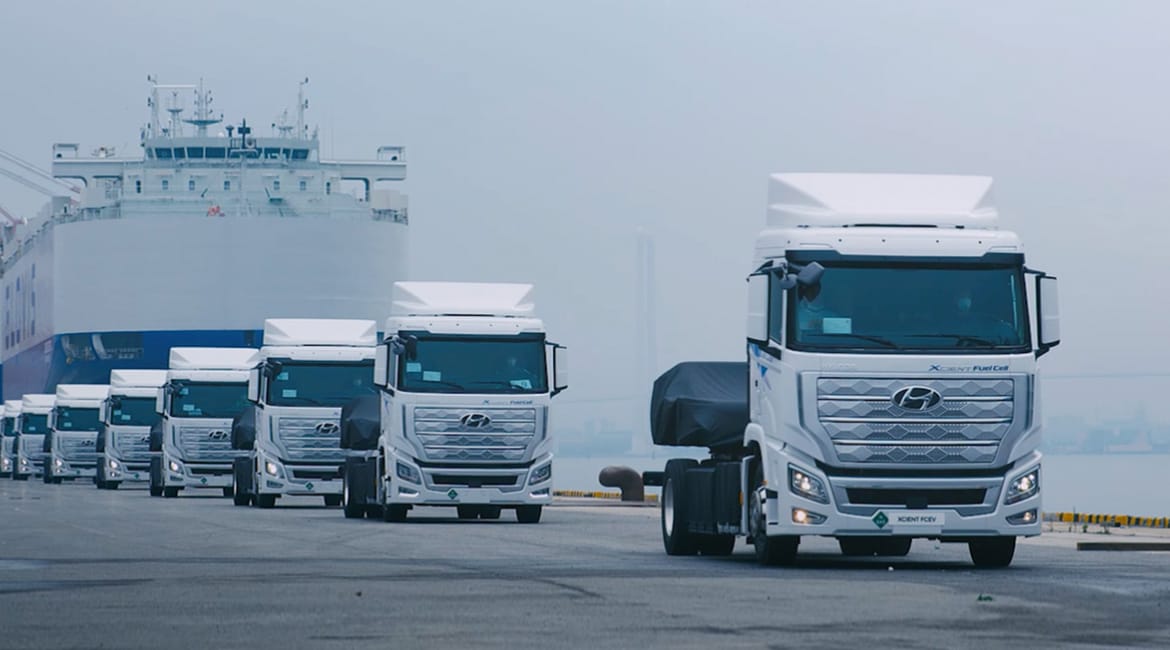 Hyundai Motor’s Delivery of XCIENT Fuel Cell Trucks in Europe