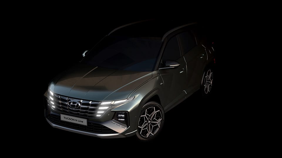 Hyundai Reveals TUCSON N Line Teasers, Sustaining Aggressive N brand Expansion through 2022