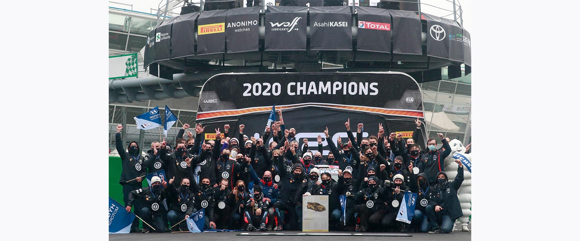 Hyundai Motorsport celebrates second consecutive WRC manufacturers’ title