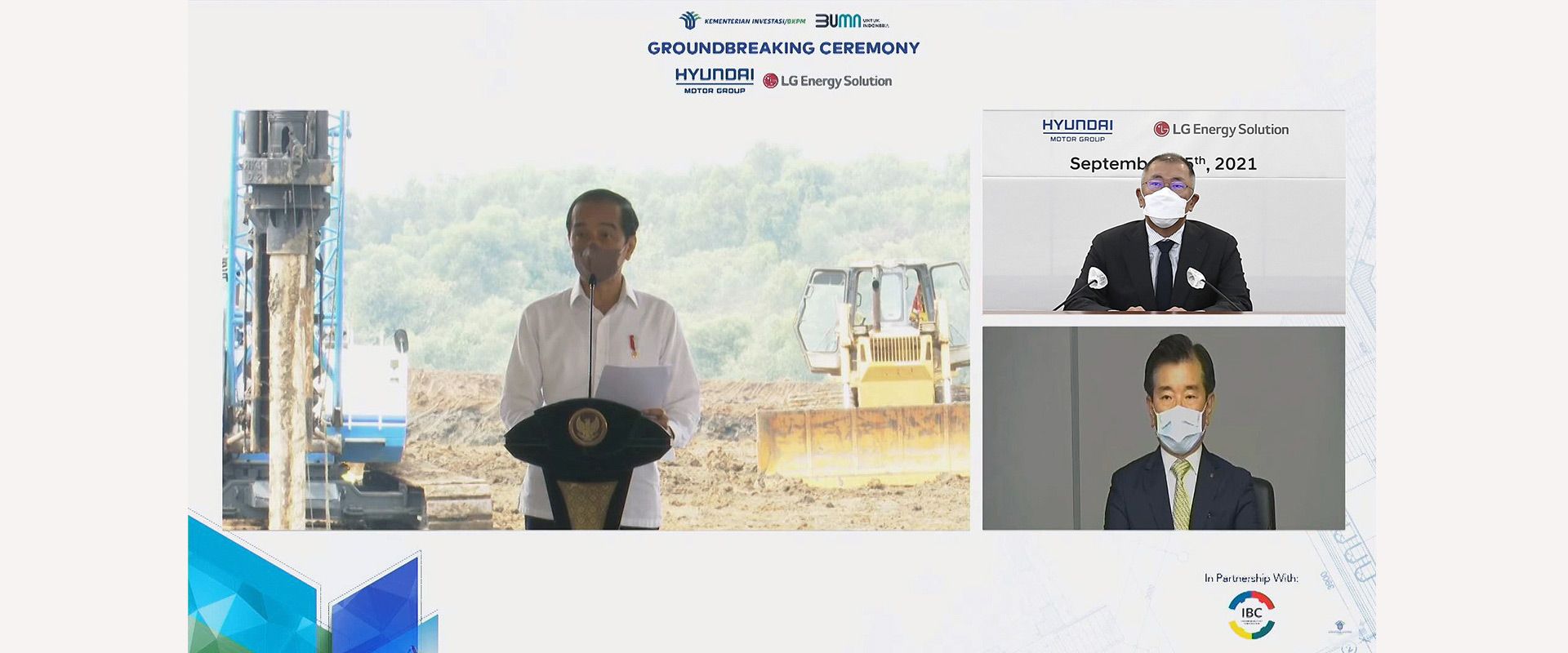 Hyundai Motor Group and LG Energy Solution Begin Construction of EV Battery Cell Plant in Indonesia