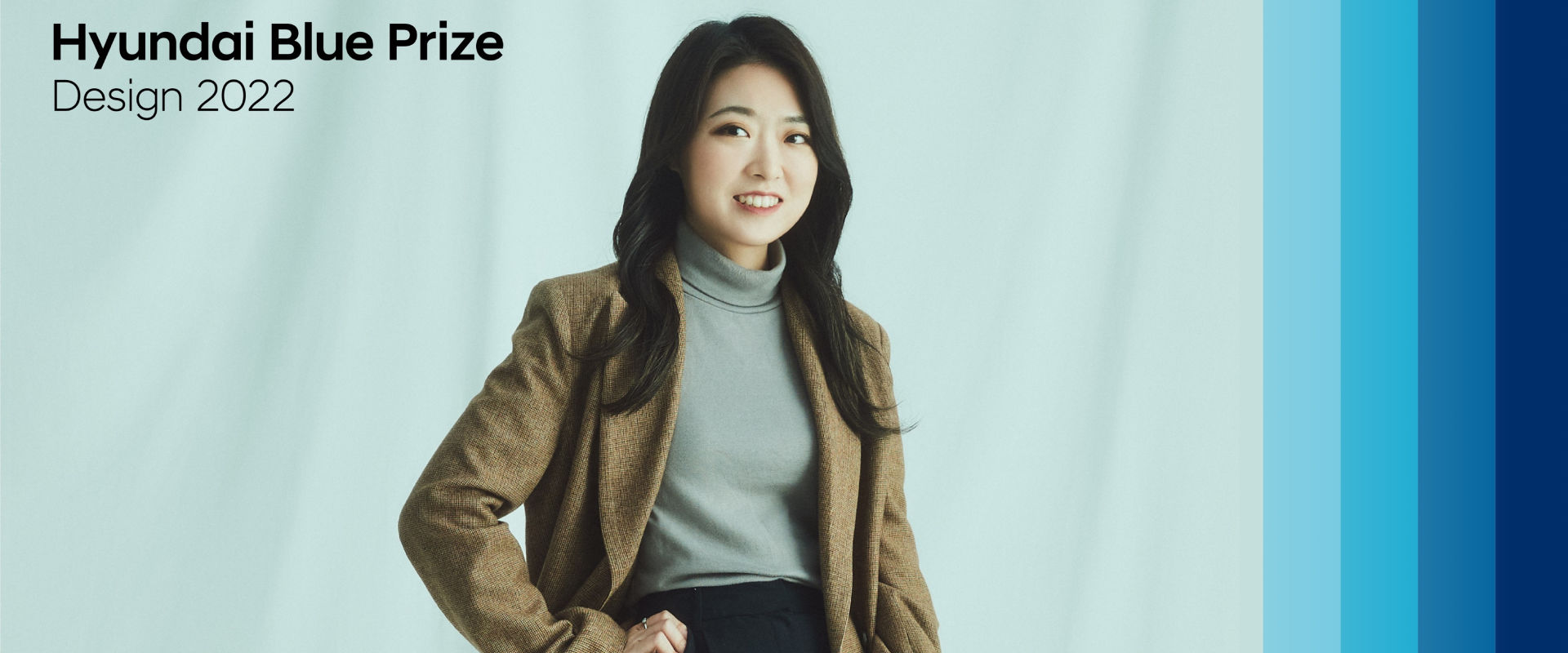 Photo of Jimin Park, a graduate student majoring in industrial design at SNU and the grand winner of Hyundai Blue Prize Design 2022