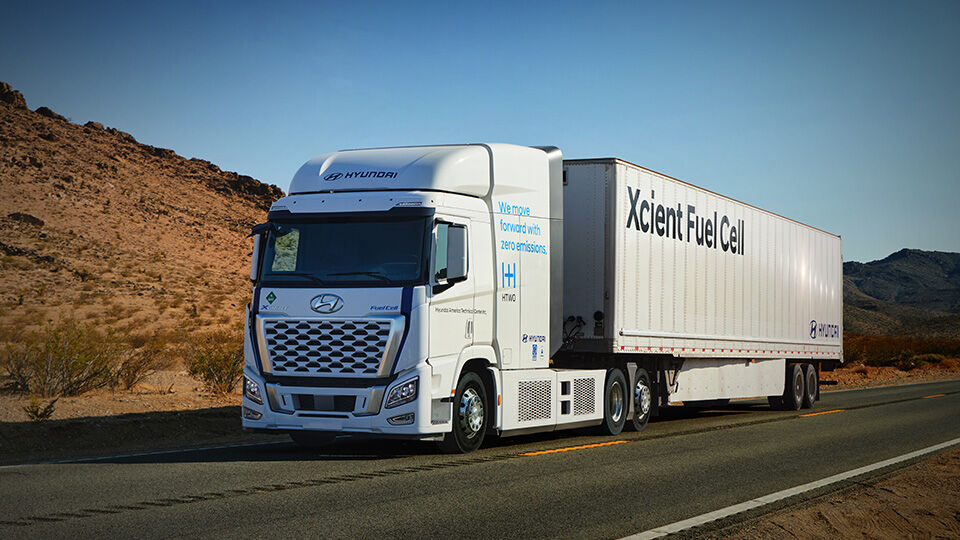 Hyundai Motor Puts XCIENT Fuel Cell Electric Trucks into Commercial Fleet Operation in California