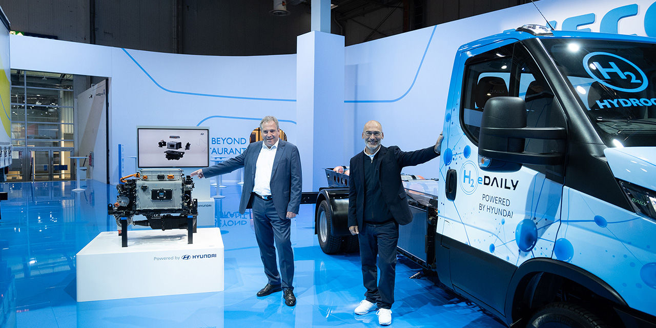 Hyundai and IVECO present the first fuel cell large van at IAA in Hannover as their partnership develops