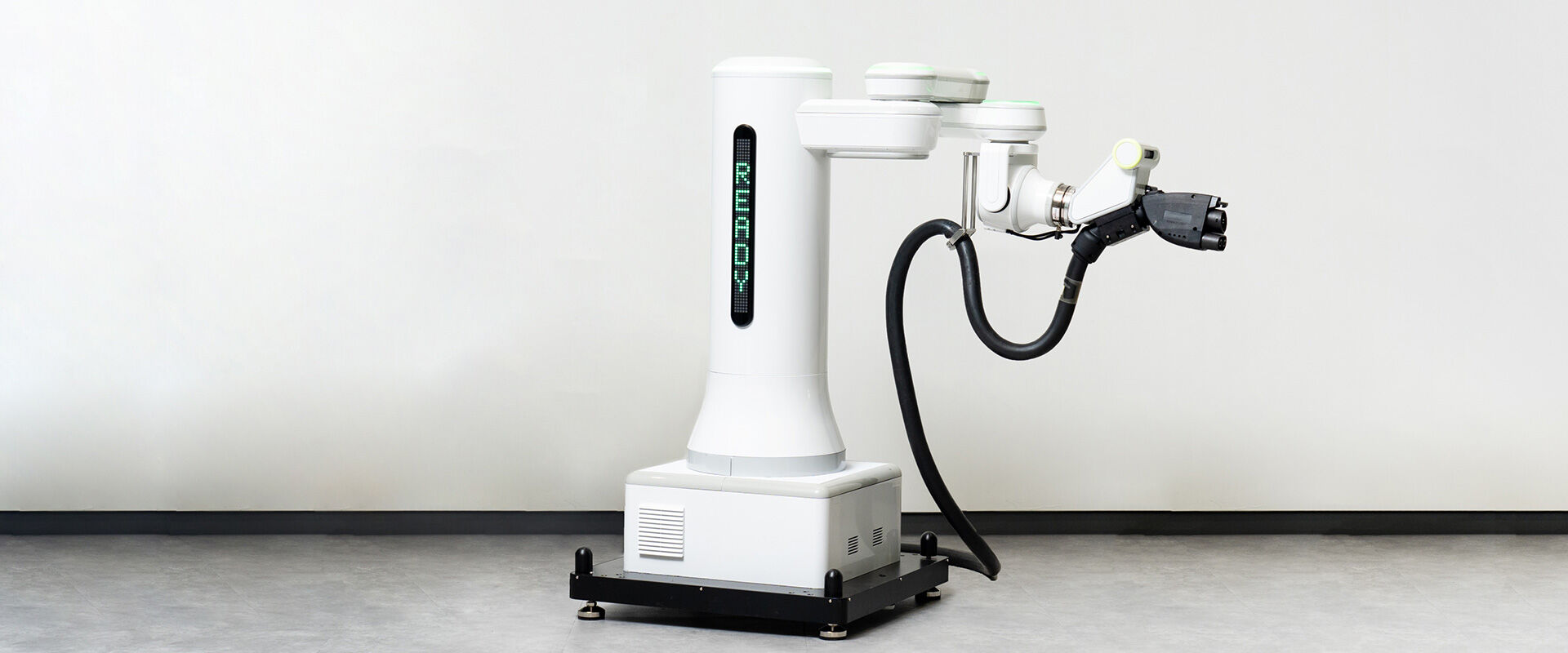 Hyundai Motor Group Shows Newly Developed Automatic Charging Robot for Electric Vehicles