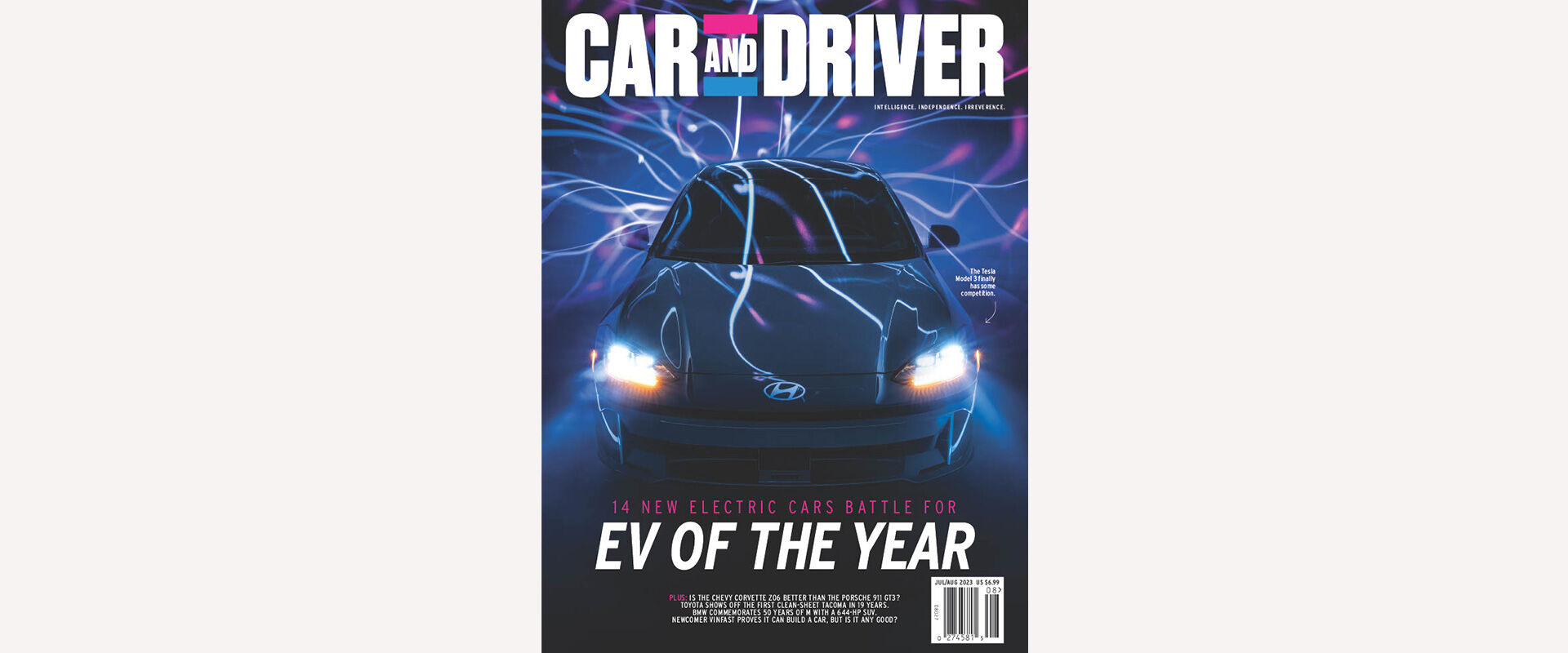 Hyundai IONIQ 6 Crowned Car and Driver’s 2023  EV of the Year
