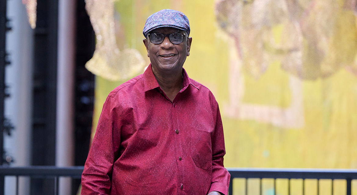 El Anatsui, the artist of the Hyundai Commission: El Anatsui: Behind the Red Moon