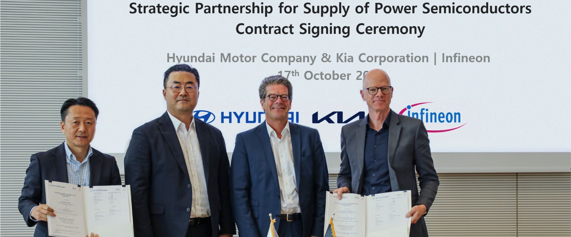 Hyundai Motor and Kia Strengthen Power Semiconductor Supply through Strategic Partnership with Infineon