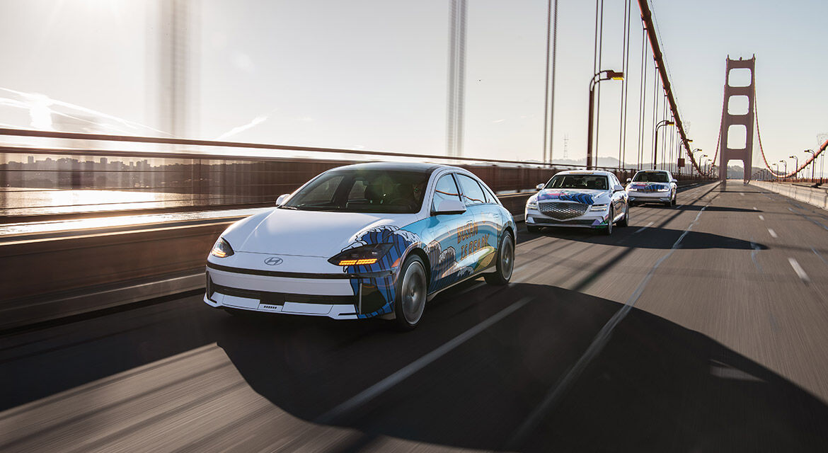 Hyundai Motor Group's art cars are taking a road tour in San Francisco