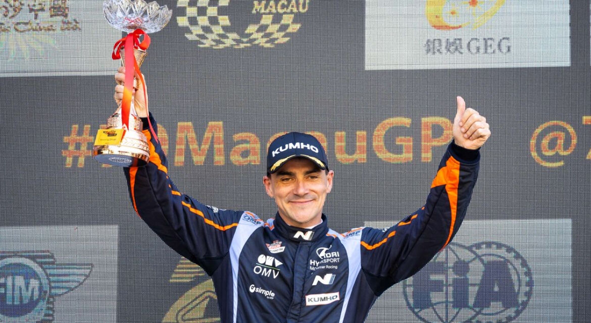BRC Hyundai N Squadra Corse driver Norbert Michelisz has won the 2023 Kumho TCR World Tour for Drivers following a strong performance at the Macau Grand Prix, the final round of the inaugural season