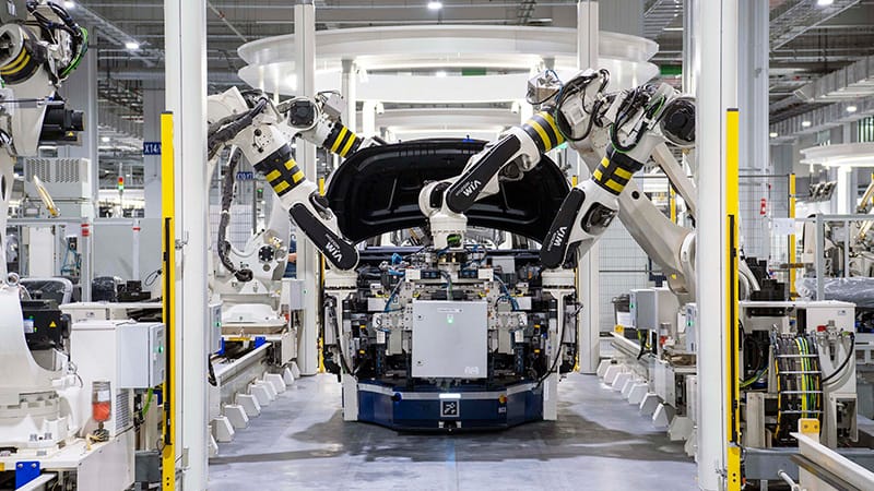 IONIQ 5 manufactured by robots