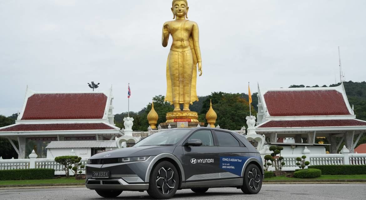 IONIQ 5 in Hat Yai, Thailand on the third day of the ASEAN Tour