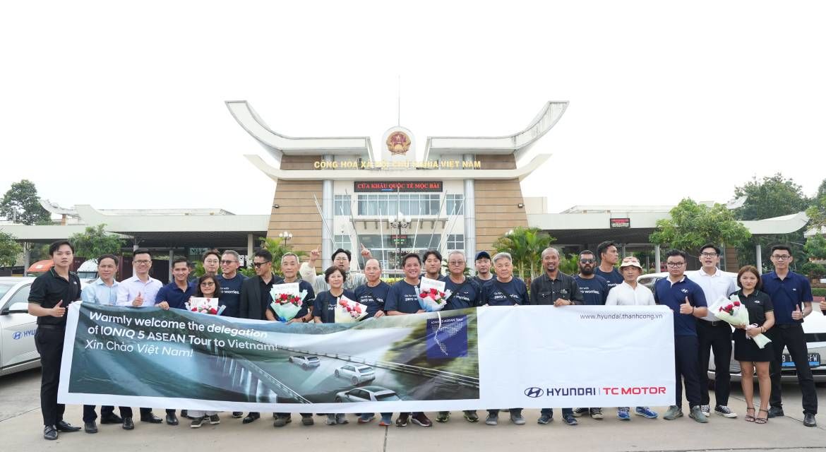 The IONIQ 5 ASEAN Tour, themed 'Go Far with Zero Worries,' reached Ho Chi Minh City, Vietnam, on November 30, 2023, after traveling through Singapore, Malaysia, Thailand, and Cambodia, with a total journey of 3,197KM for 11 days.