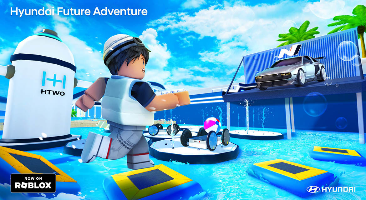 Hyundai Future Adventure maps include the HTWO waterpark, powered by Hyundai Motor's hydrogen technology