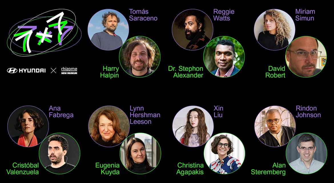 Hyundai Motor Company and Rhizome announce the relaunch of ‘Seven on Seven’ (7x7) to take place on January 27, 2024, at the New Museum in New York City. 