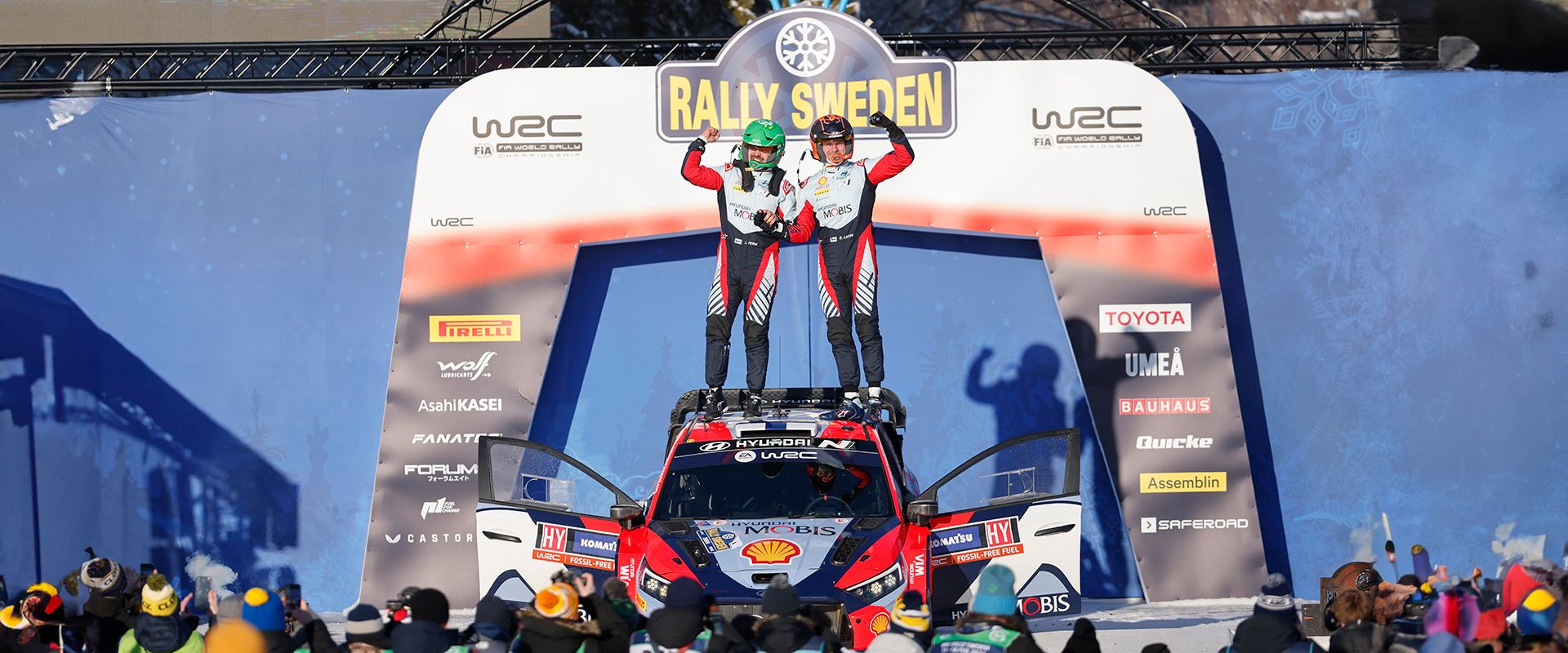 Hyundai Takes the Second Victory of 2024 WRC, at Rally Sweden