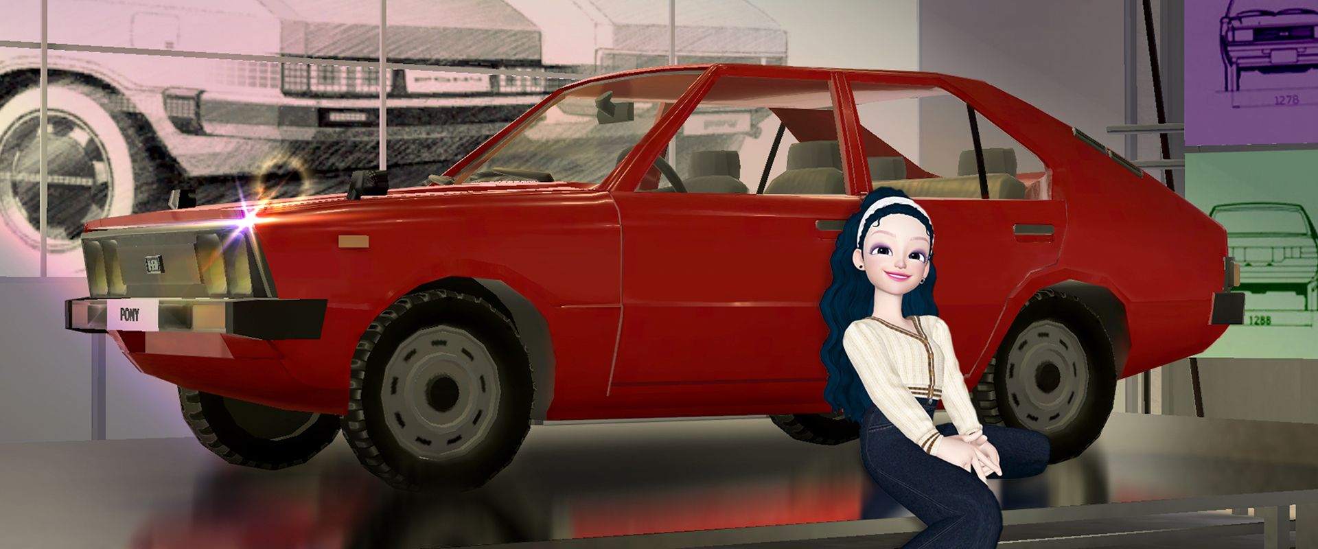 Hyundai Motor Revives Vintage Seoul with Pony Heritage Model in ZEPETO 3D Avatar Universe