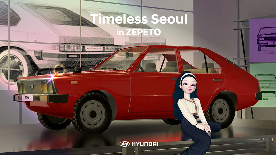Hyundai Motor Revives Vintage Seoul with Pony Heritage Model in ZEPETO 3D Avatar Universe