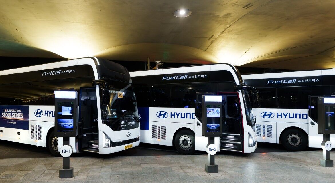 Hyundai Hydrogen Fuel Cell Electric Buses