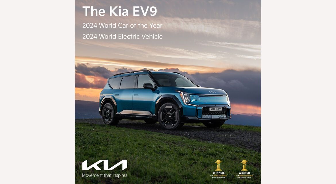 Kia EV9 as World Car of the Year and World Electric Vehicle (2024)