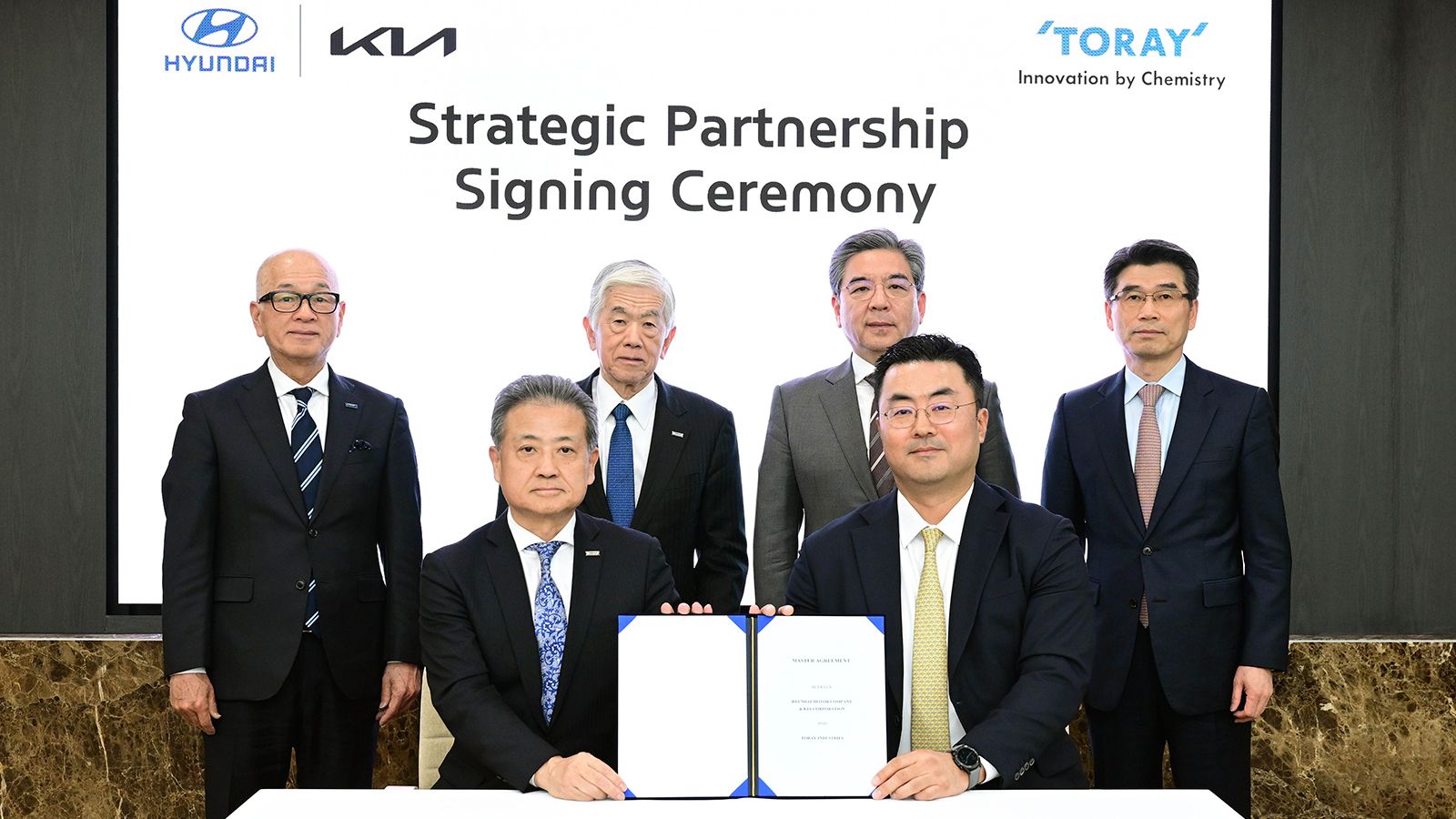 Hyundai Motor Group has signed an agreement for strategic cooperation with Toray Industries, Inc.