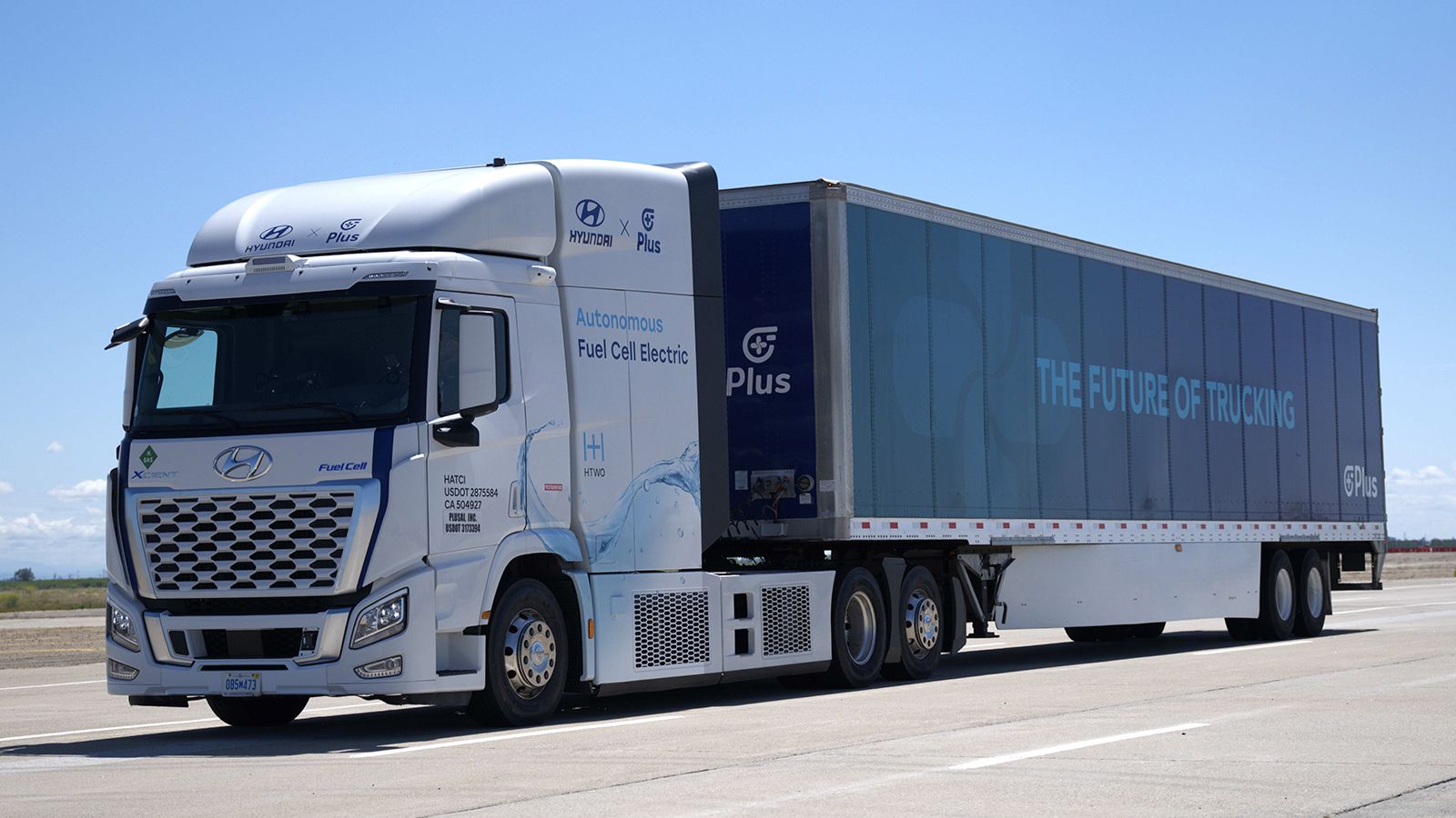 (Image) Hyundai Motor and Plus Announce Collaboration to Demonstrate First Level 4 Autonomous Fuel Cell Electric Truck in the U.S.