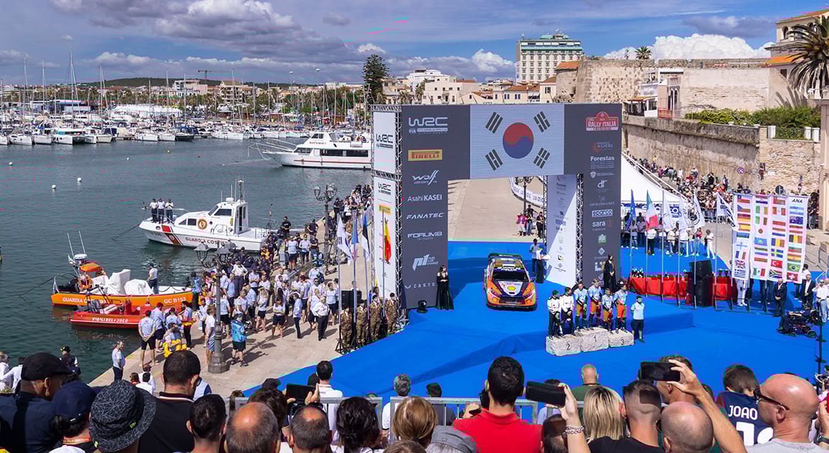 Hyundai Takes 1st and 3rd at Rally Italia Sardegna
