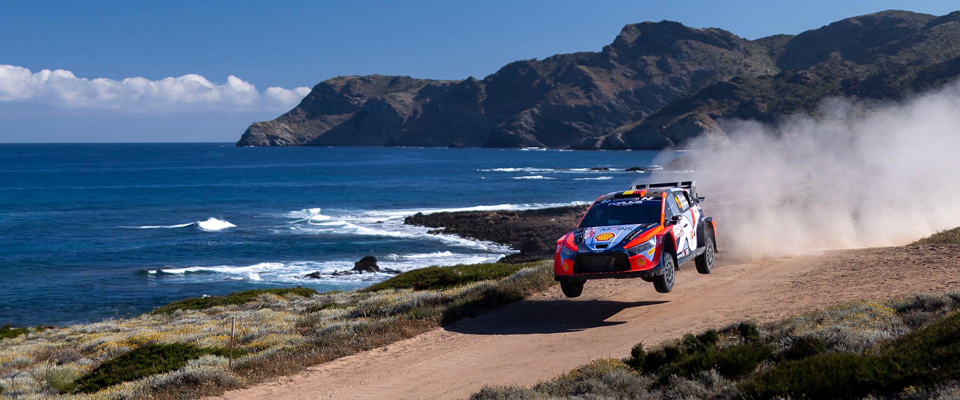 Hyundai Takes 1st and 3rd at Rally Italia Sardegna