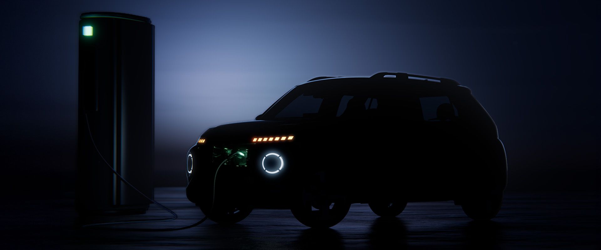 Hyundai Motor Teases First Images of all-electric INSTER