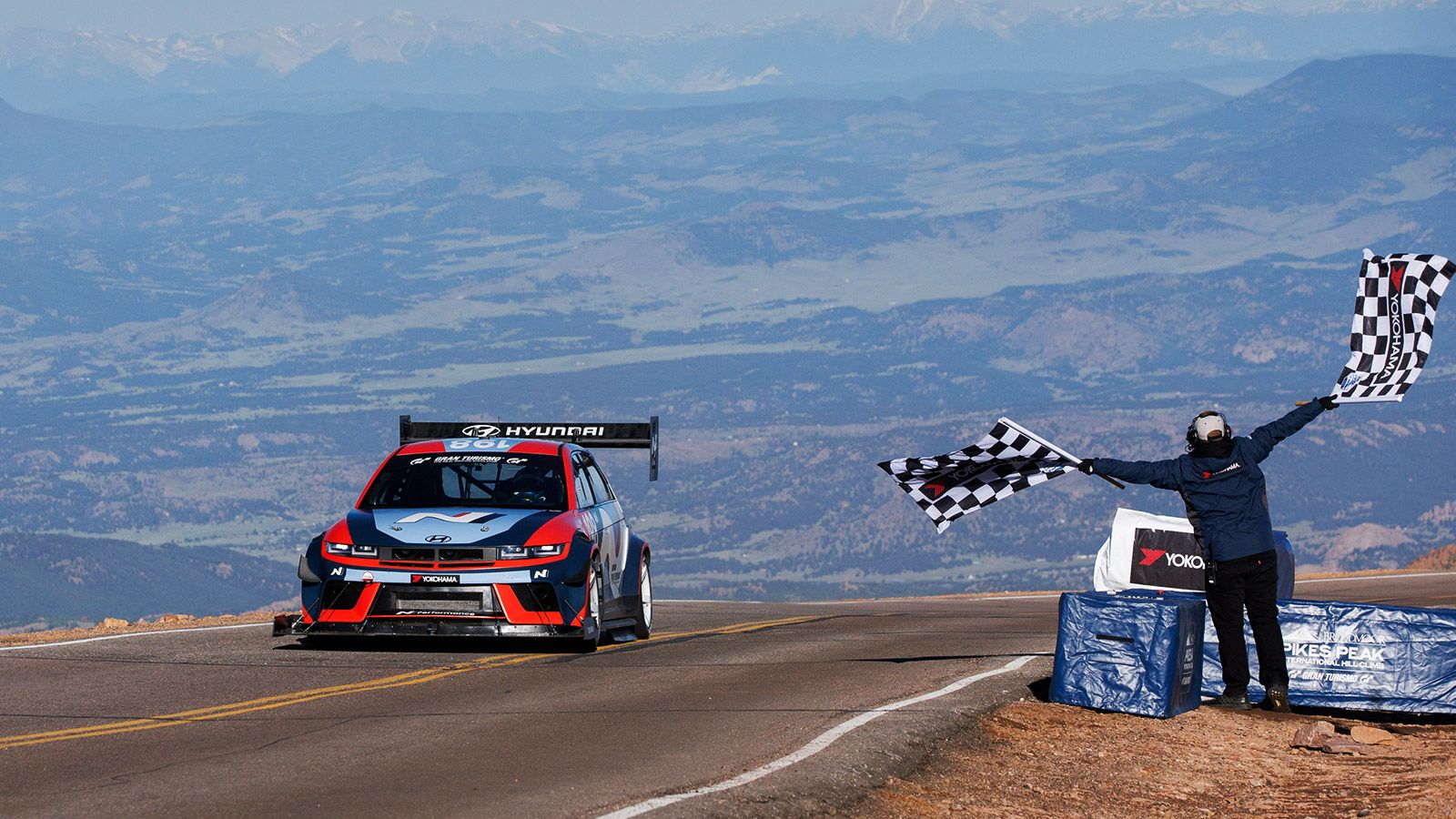 Hyundai Motor’s IONIQ 5 N Sets Benchmark for Crossover EVs at Pikes Peak International Hill Climb
