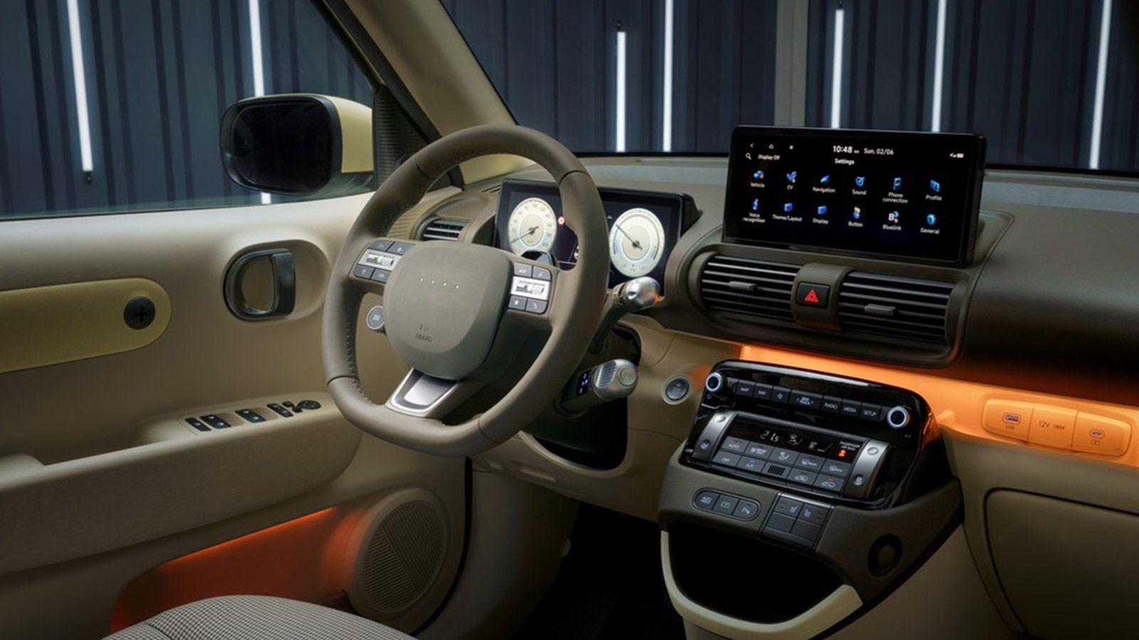 New all-electric 2024 Hyundai INSTER EV rights-free assets available to be used by media for editorial and social media purposes