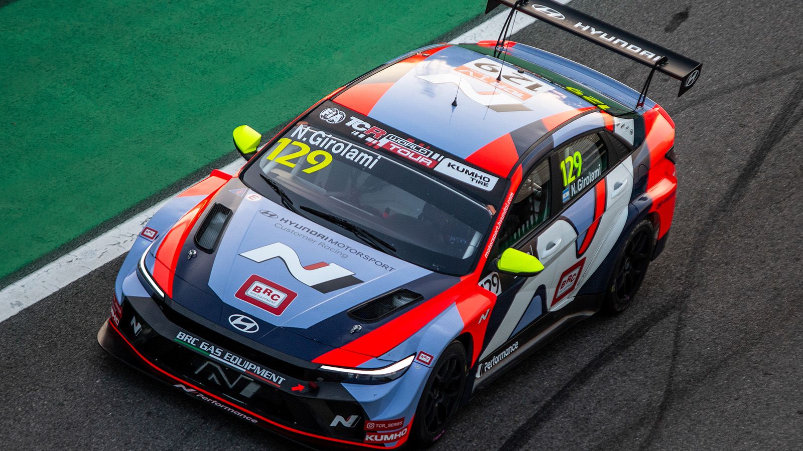 BRC Hyundai N Squadra Corse makes the top step of the podium in Brazil at the Kumho FIA TCR World Tour’s fourth event of the season 