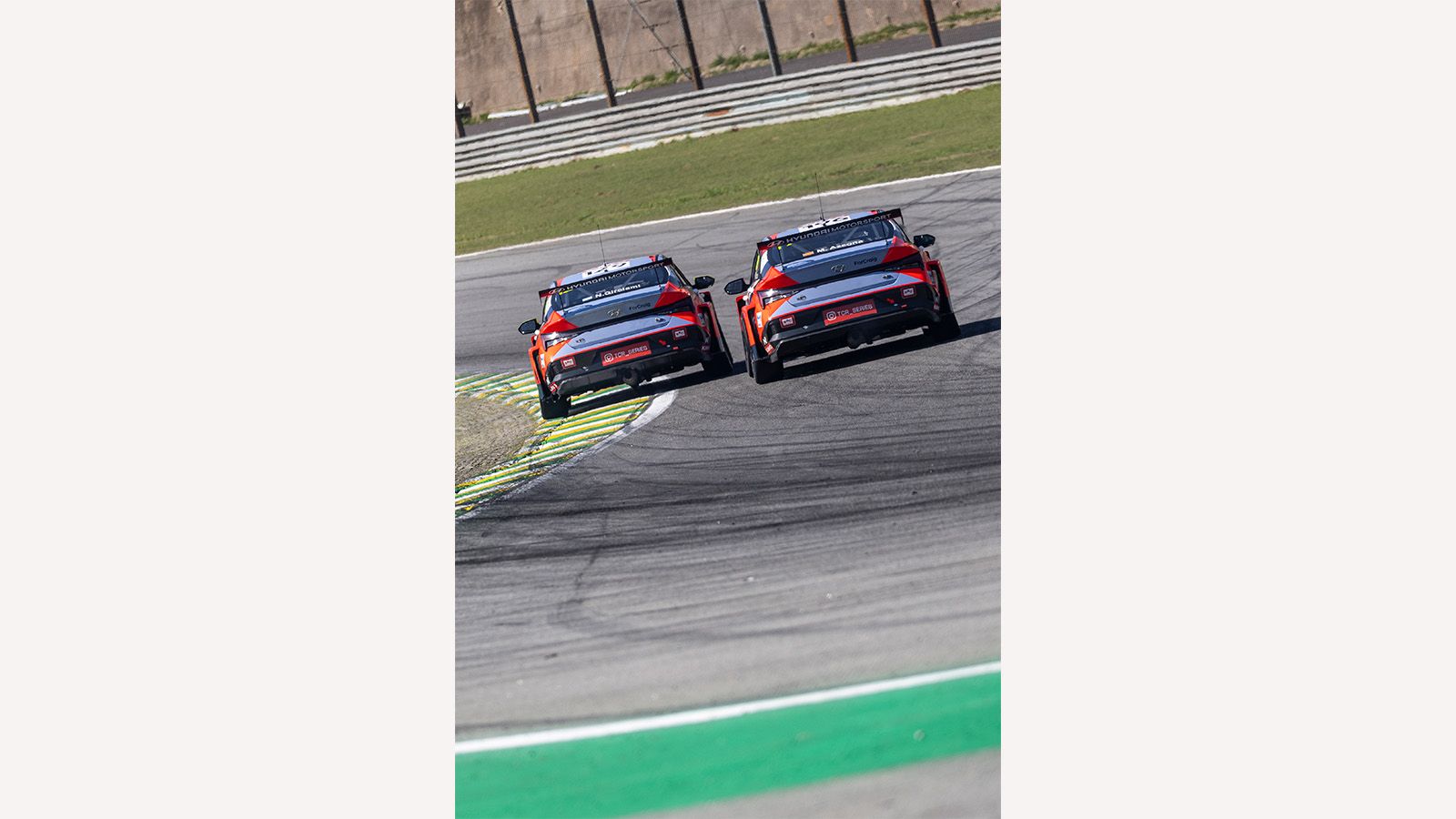 BRC Hyundai N Squadra Corse makes the top step of the podium in Brazil at the Kumho FIA TCR World Tour’s fourth event of the season 