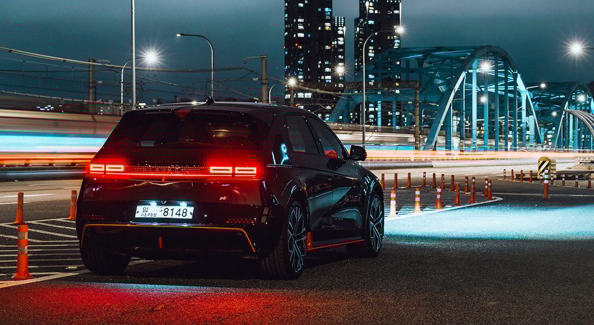 At night, Seoul's illuminated bridges shine like rungs across the inky black ribbon of the river