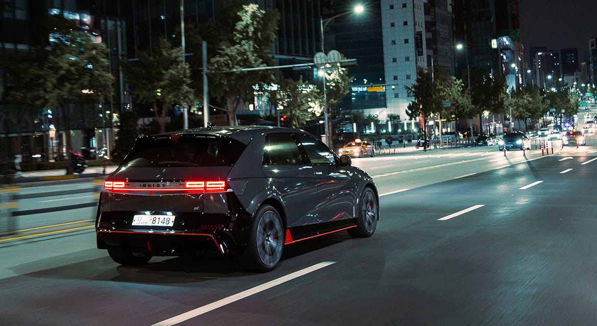 Seoul’s wide city thoroughfares take on a different feel at night as traffic subsides