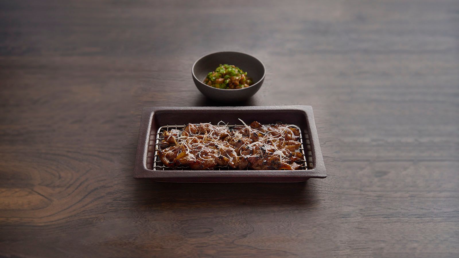 Charcoal-Grilled Pork Bulgogi with Golden Queen’s Rice