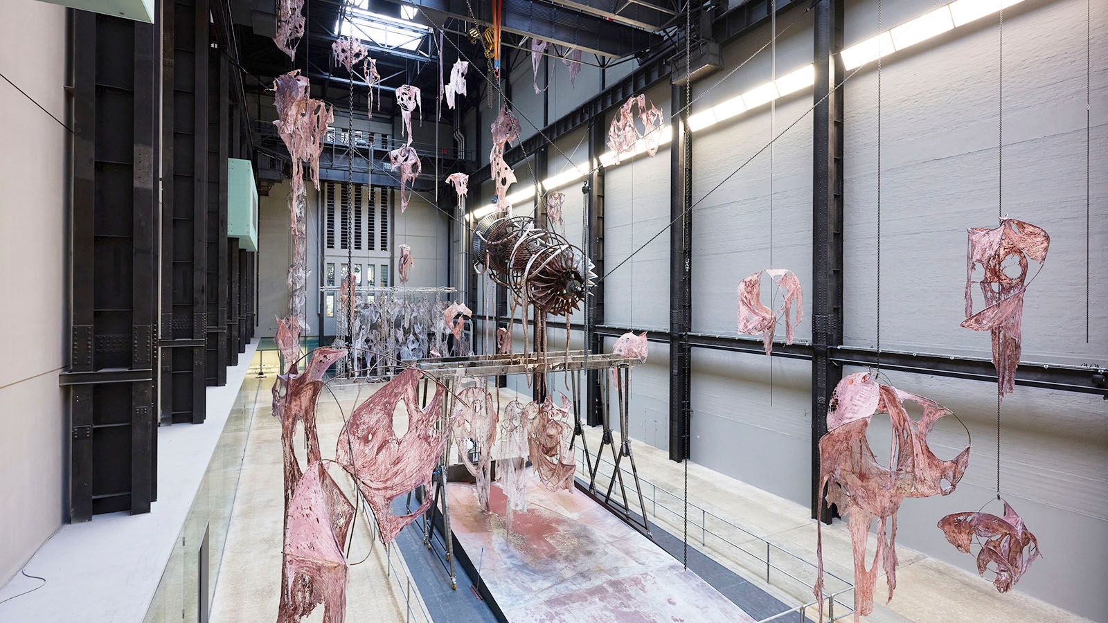 Hyundai Commission: Mire Lee: Open Wound, Installation View. Photo © Tate (Ben Fisher Photography) 