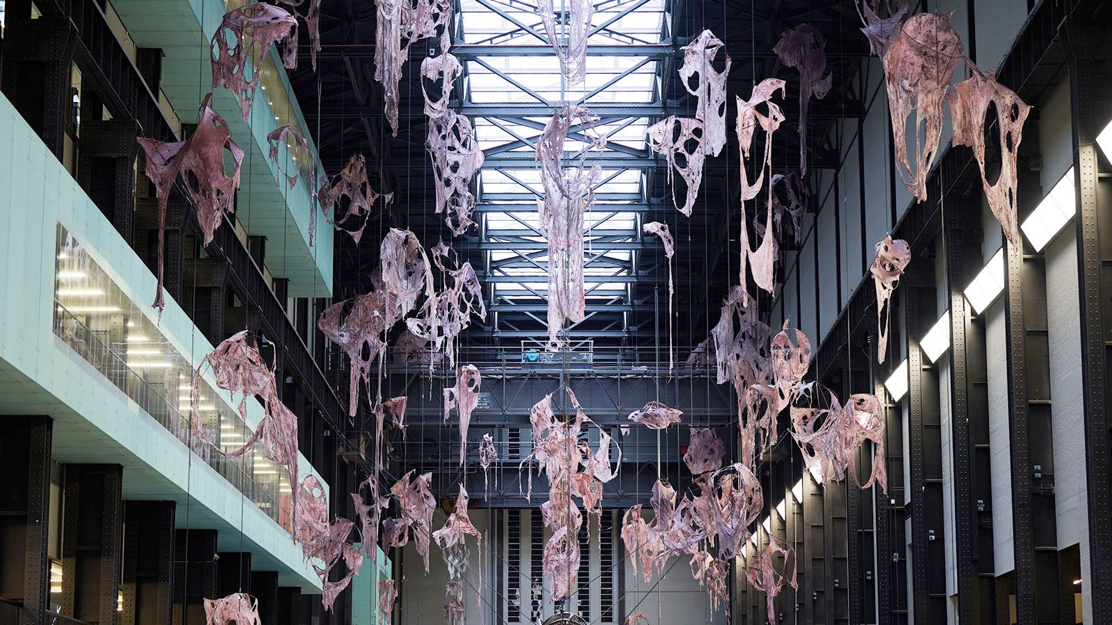 Hyundai Commission: Mire Lee: Open Wound, Installation View. Photo © Tate (Ben Fisher Photography) 