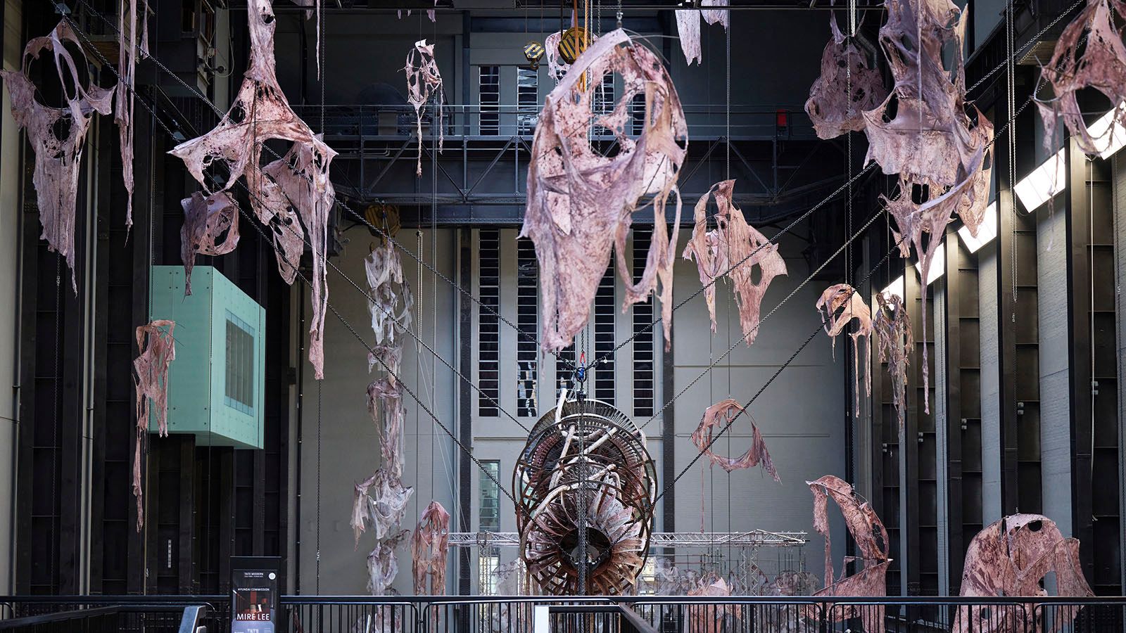 Hyundai Commission: Mire Lee: Open Wound, Installation View. Photo © Tate (Ben Fisher Photography) 