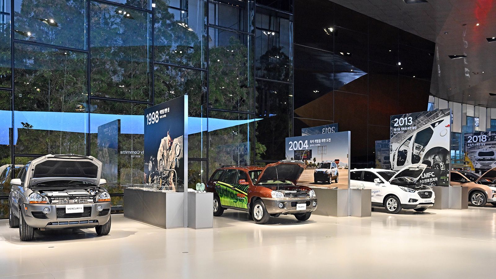 Hydrogen Heritage exhibition is showcased at Hyundai Motorstudio Goyang as part of the ‘Clearly Committed’ event