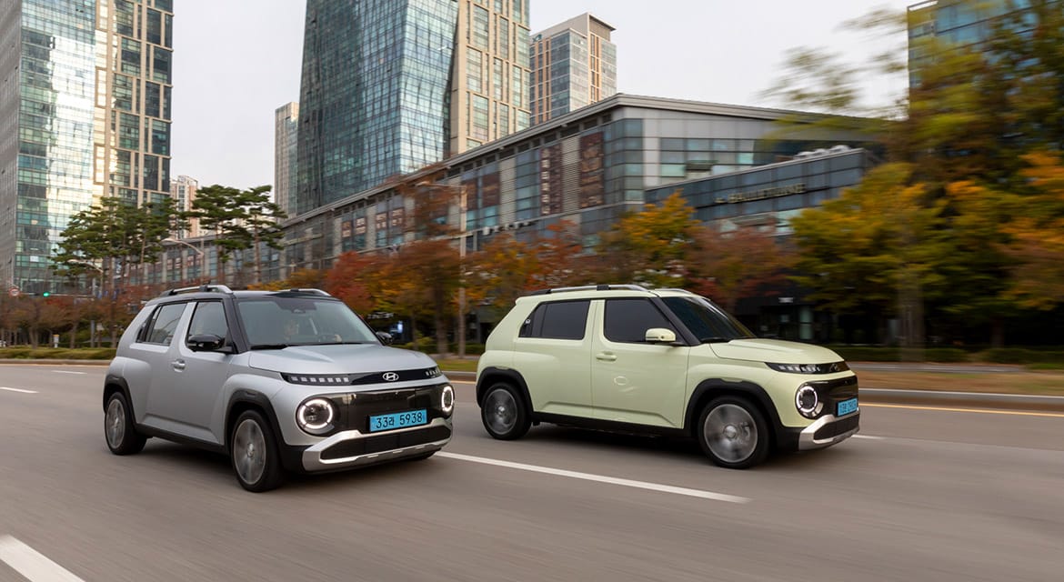 Hyundai Motor Company’s new INSTER A-segment sub-compact EV offers distinctive design, superior driving range and cutting-edge technology
