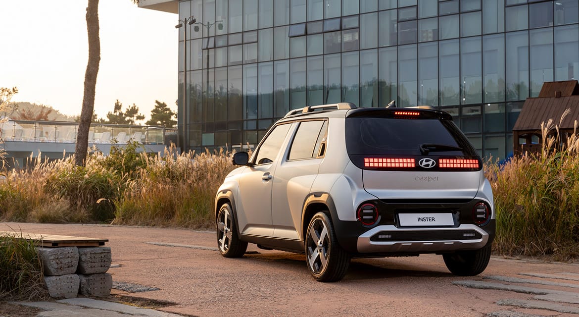 Hyundai Motor Company’s new INSTER A-segment sub-compact EV offers distinctive design, superior driving range and cutting-edge technology