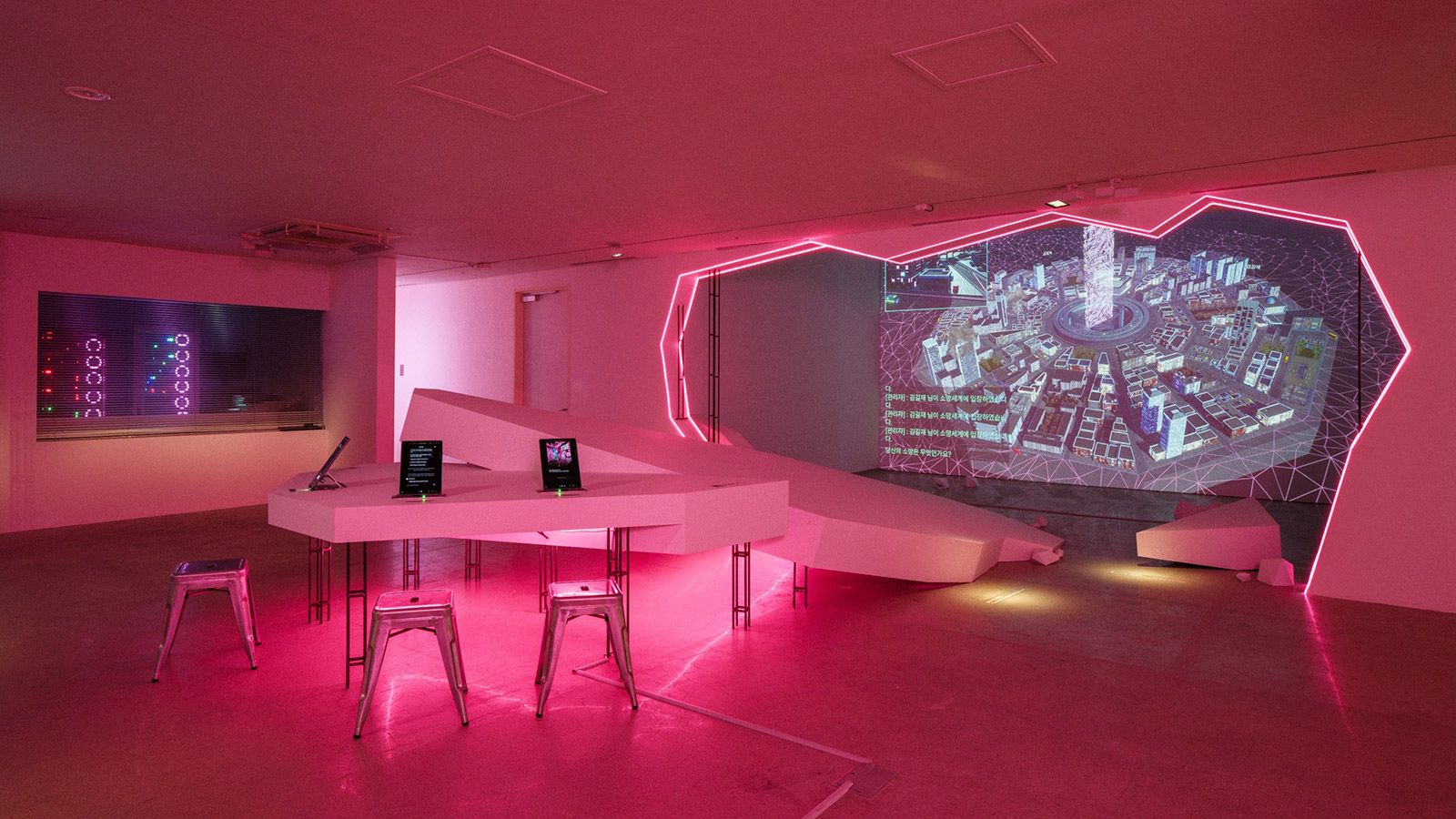 Installation view of Wish Office, The Wishes, 2024