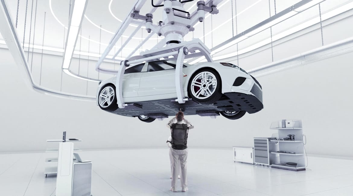 Introducing Industrial Wearable Robot 'X-ble Shoulder' | Hyundai Motor Group