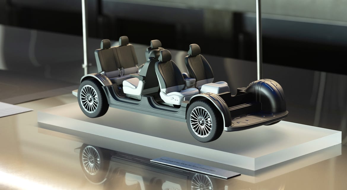 Die-cast model of IONIQ 9